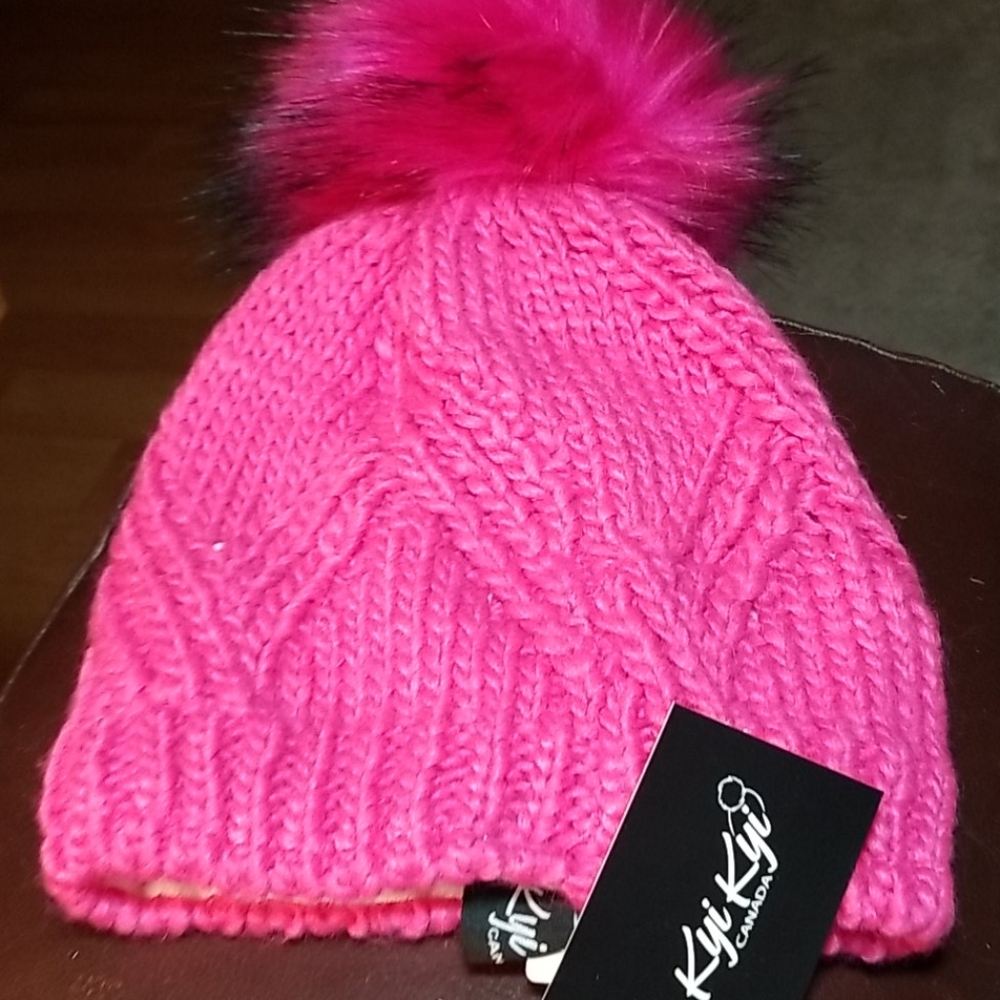 Faux fur beanie